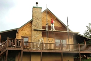 Log Home Staining By LogDoctors