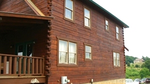 Log Home Staining by LogDoctors