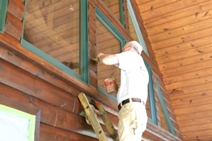 Log Cabin Staining By LogDoctors